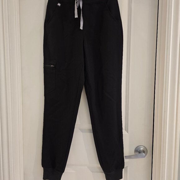 Figs Jogger XS Black Pants - Picture 1 of 3
